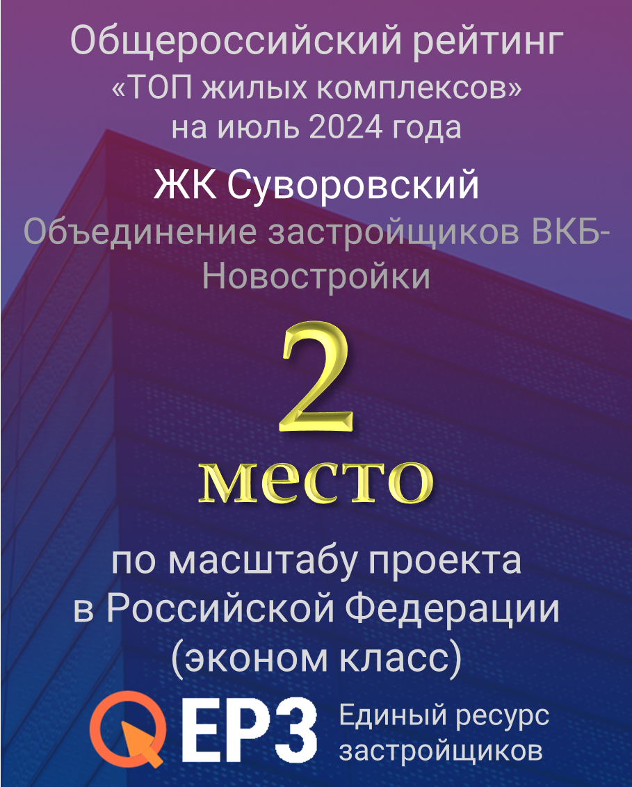 2 место по масштабу проекта в России